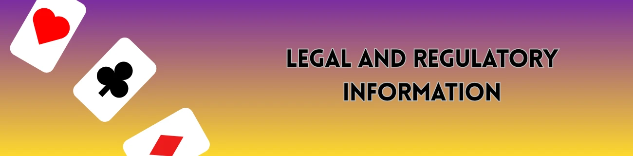 legal and regulatory requirements